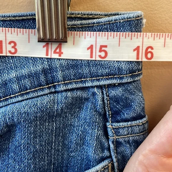 Classic Y2K Women's Low Rise Slim Flare Jeans 98% Cotton Denim 32 x 31 - Picture 11 of 16